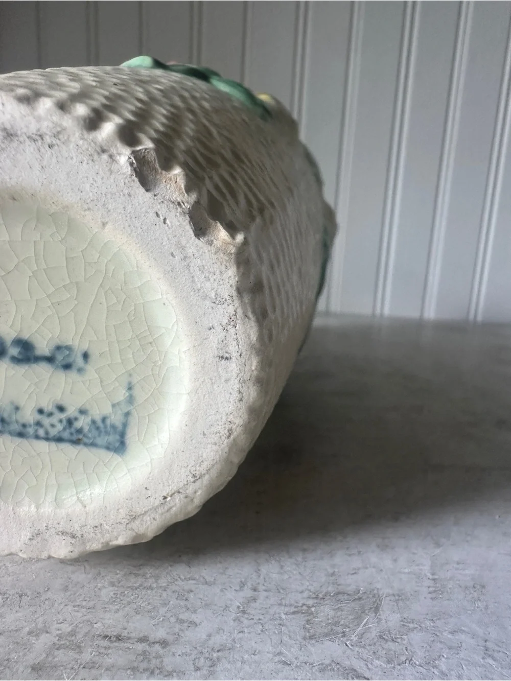 Roseville Rozane 8” Floral Cone Vase 103-8 Antique 1917 Pottery Vintage Decor